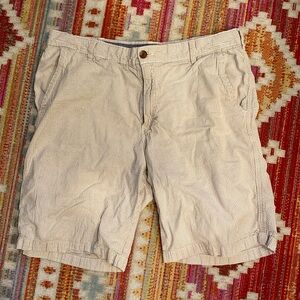 3/$15! Izod Stripe Tan Shorts